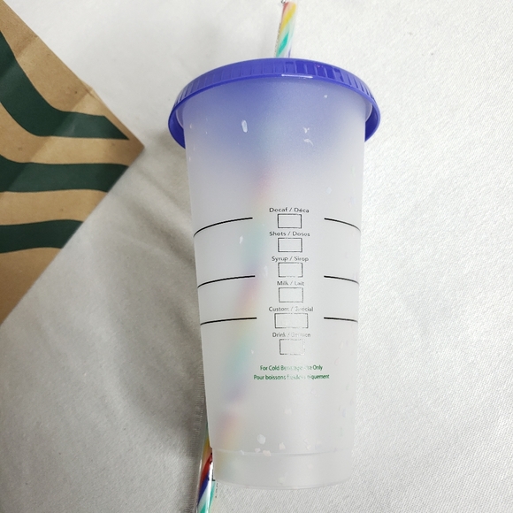 Starbucks Confetti Color Changing Reusable Cup - Picture 6 of 8